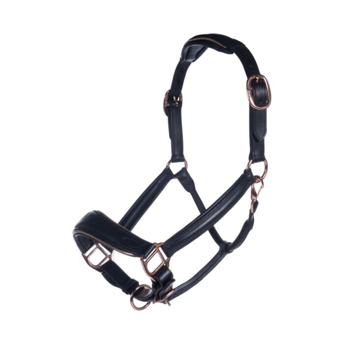 Lädergrimma Rosegold | Ponny