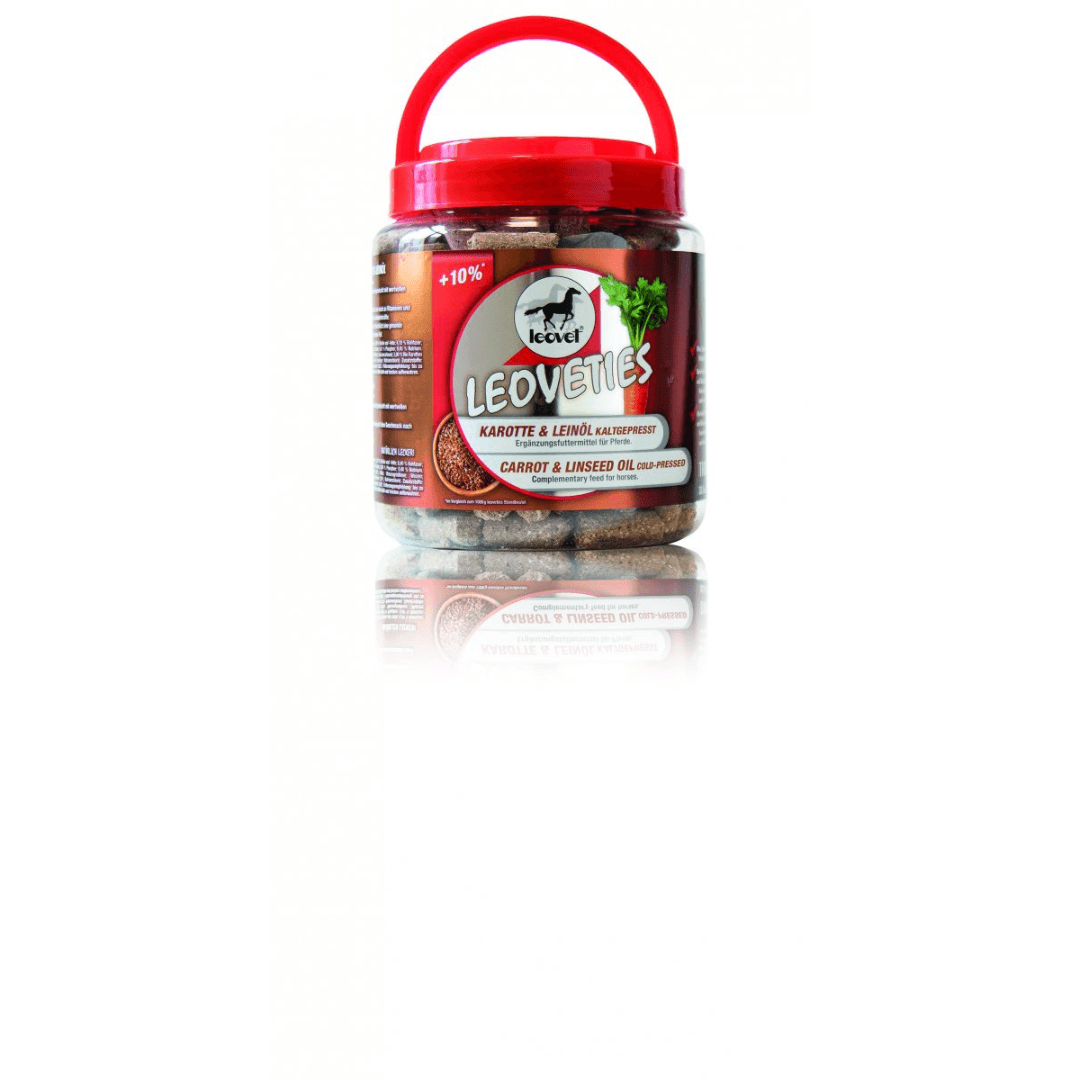 Hästgodis Leoveties Carrot & Linseed Cold Pressed | 1100g