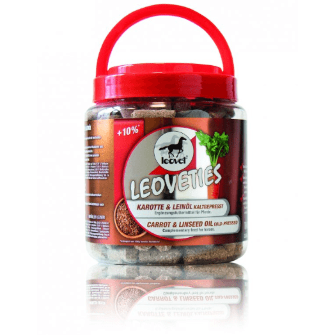 Hästgodis Leoveties Carrot & Linseed Cold Pressed | 1100g