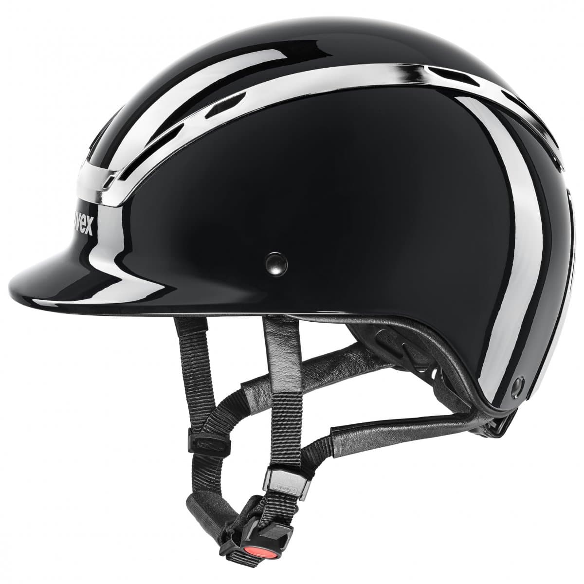 Ridhjälm Exxeed Shiny Chrome | 52-61 cm